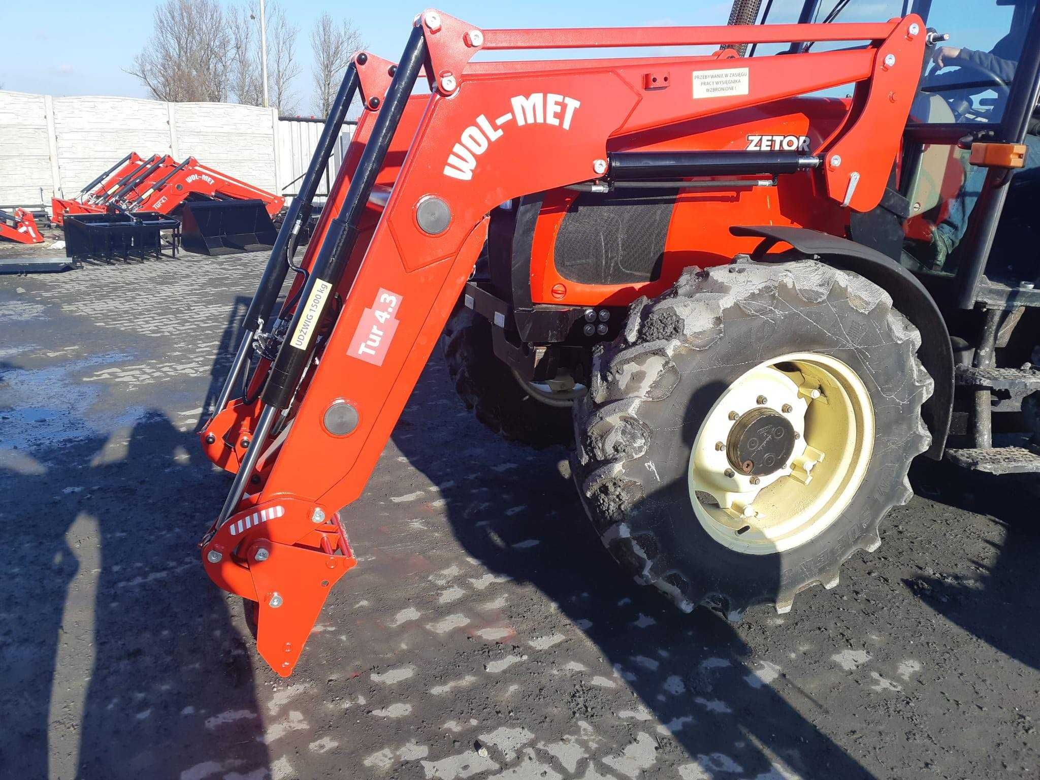 Ładowacz czołowy Belarus Zetor Pronar MTZ TUR WOL-MET Dowóz Montaż