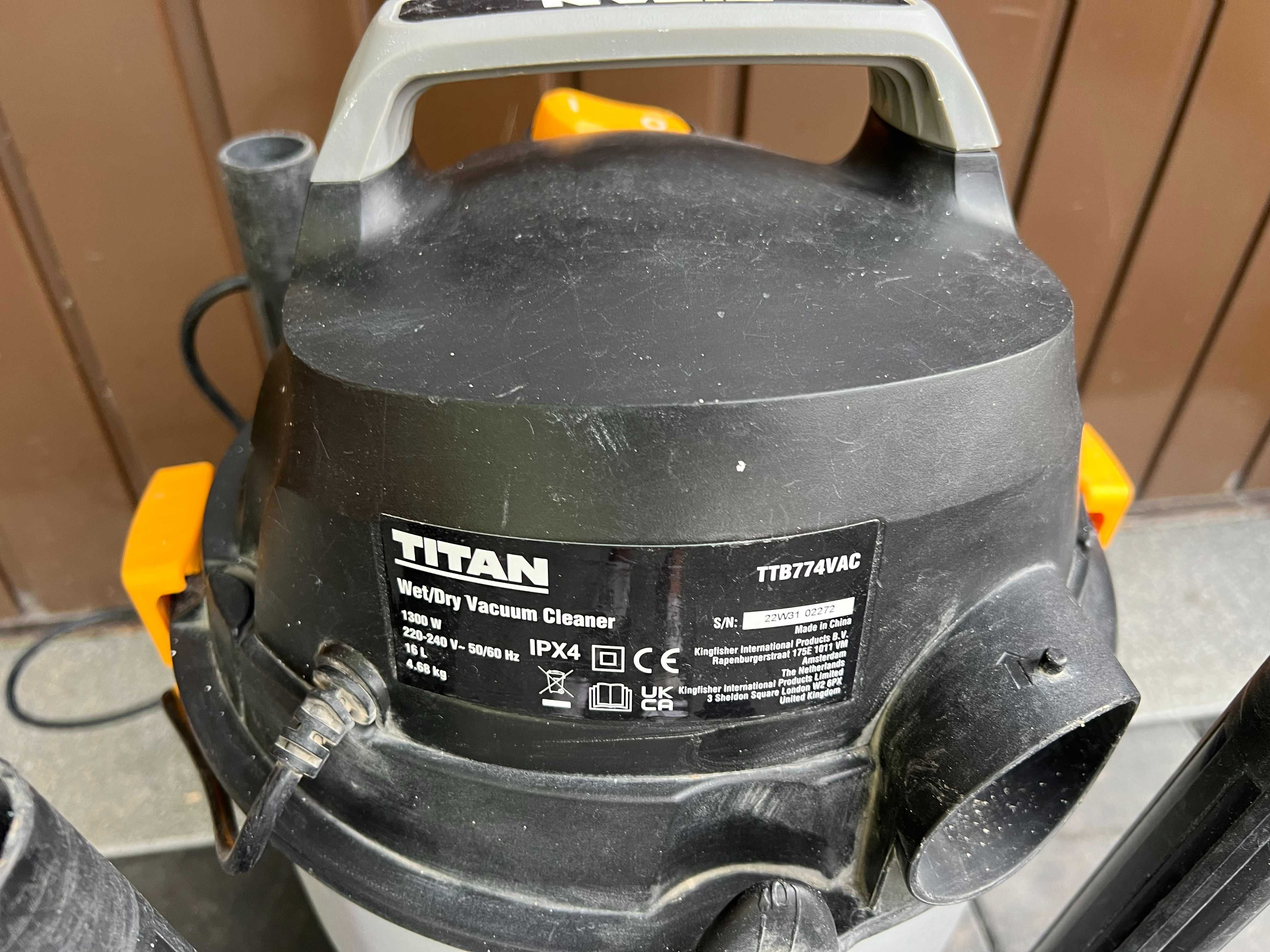 Odkurzacz przemysłowy Titan TTB774VAC 1300 W