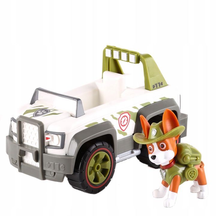 Psi Patrol Tracker Figurka I Pojazd Terenowy Jeep