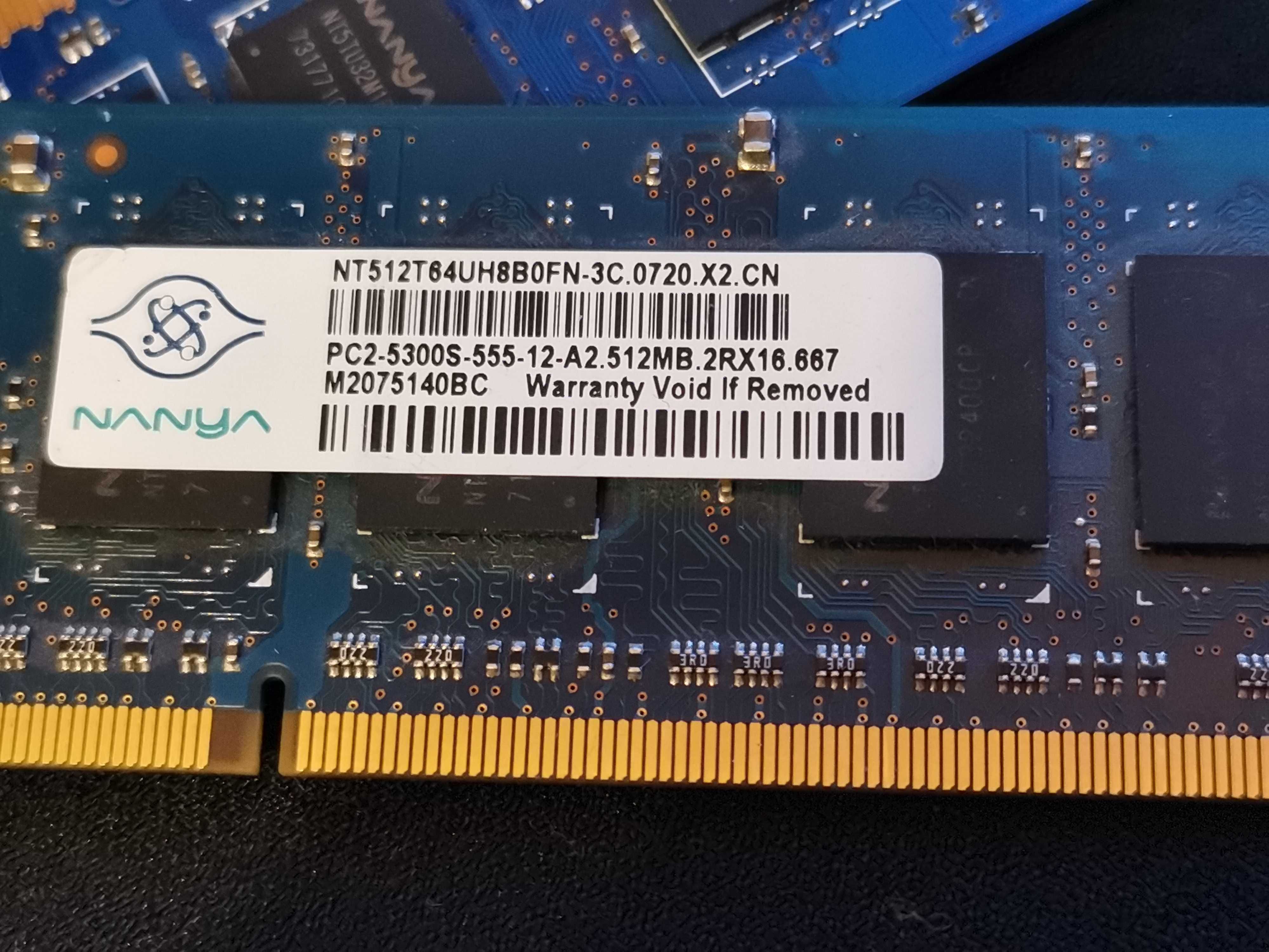 Модуль памяті DDR2 667 NANYA NT512T64UH8B0FN 512MB