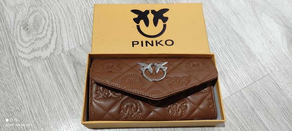 Nowy piękny portfel damski Pinko brązowy Polecam