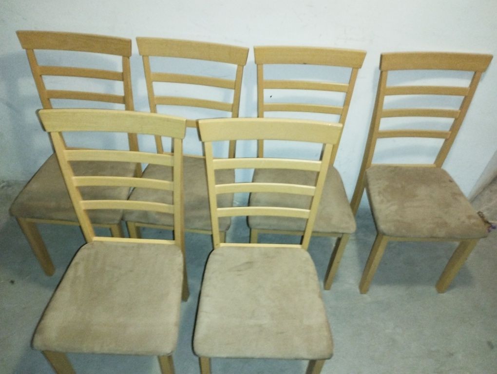 Zestaw 6 krzeseł