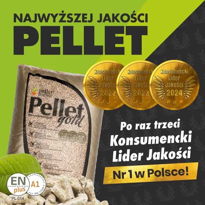 Pelet Pellet GOLD Certyfikat A1 Najwyższa JAKOŚĆ Dostawa HDS!!