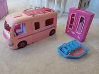 Kamper dla lalki Barbie FBR34 gratisy