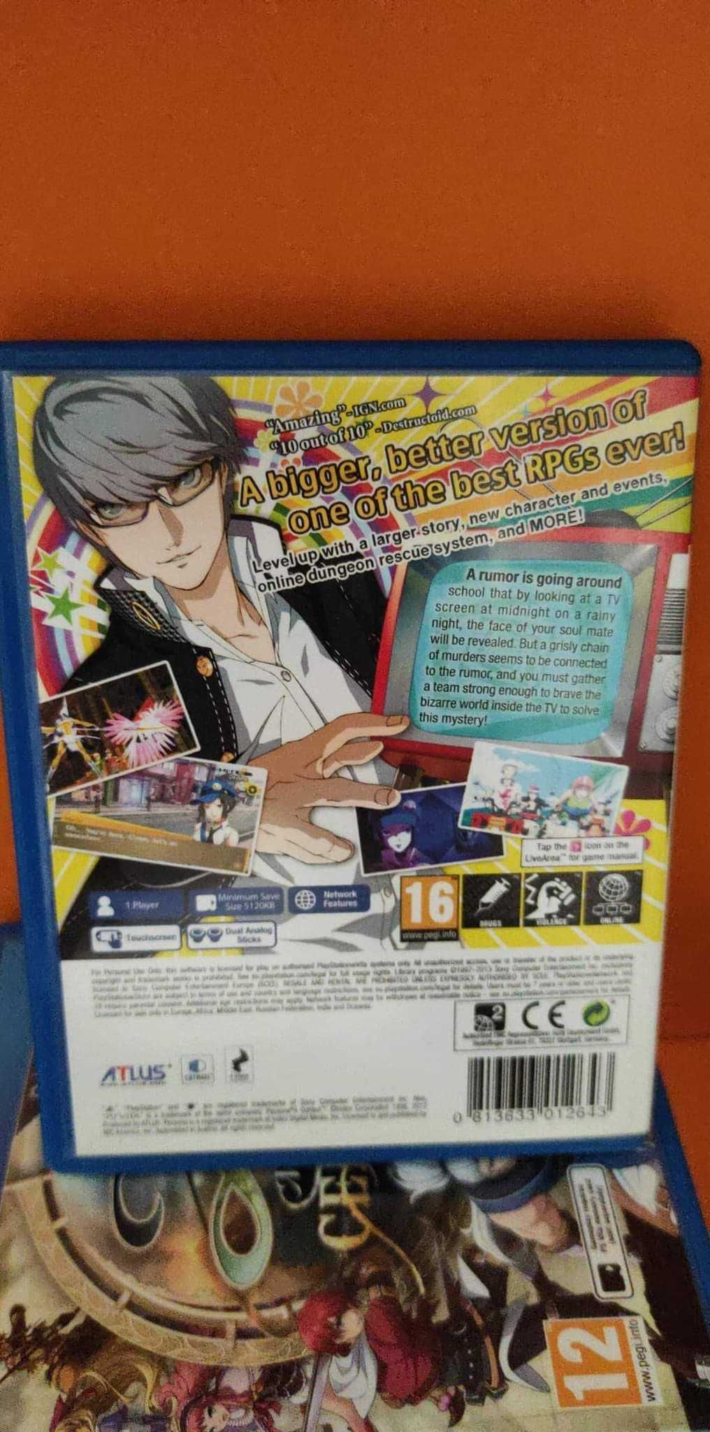 Persona 4 Golden P4G PS Vita UNIKAT Sklep OD RĘKI Wysyłka 3xA