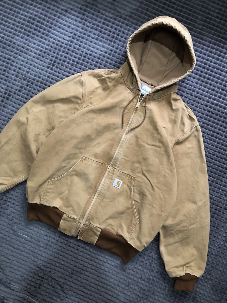 CARHARTT (M) “Camel” Active Jacket made in USA Duck мужская куртка