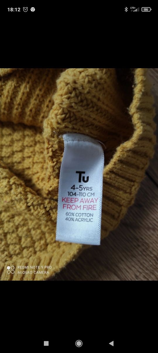 Sukienka tunika sweterk
