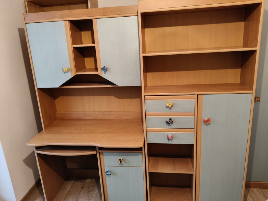 Meblościanka BRW Junior Soft do  pokoju dziecięcego