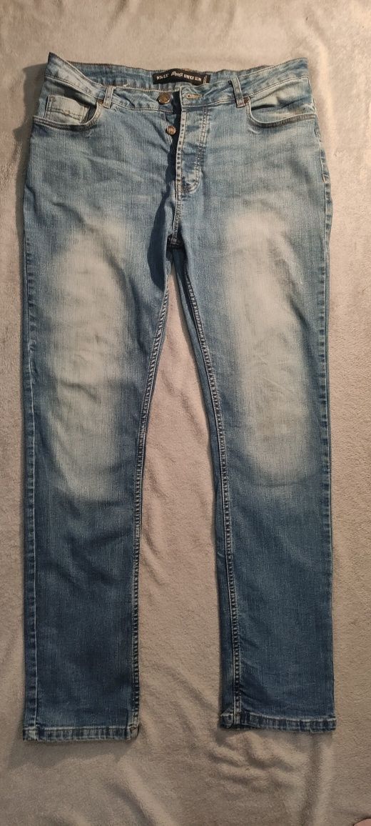 Dżinsy pas 96cm jeans męskie 34/32 Denim ,stretch