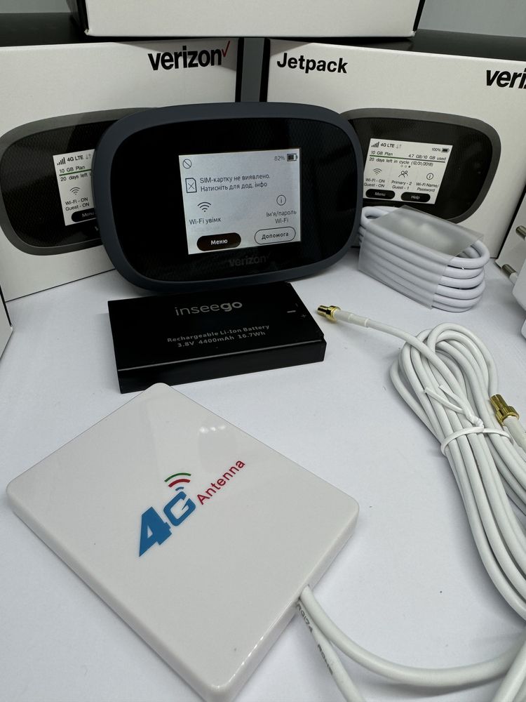 Комплект 8800L 28dBi Антена Роутер WiFi 3G/4G LTE Verizon Novatel Mifi