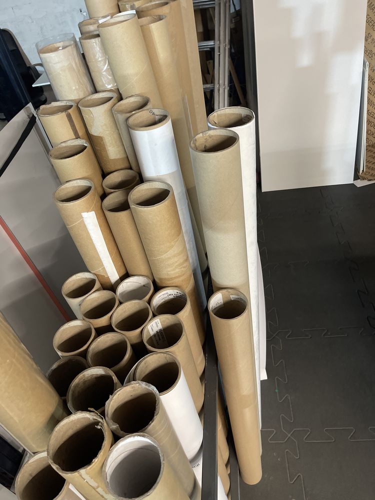 Gilzy Gilza rura tektórowa około 8cm śednicy długość 1-1,6m