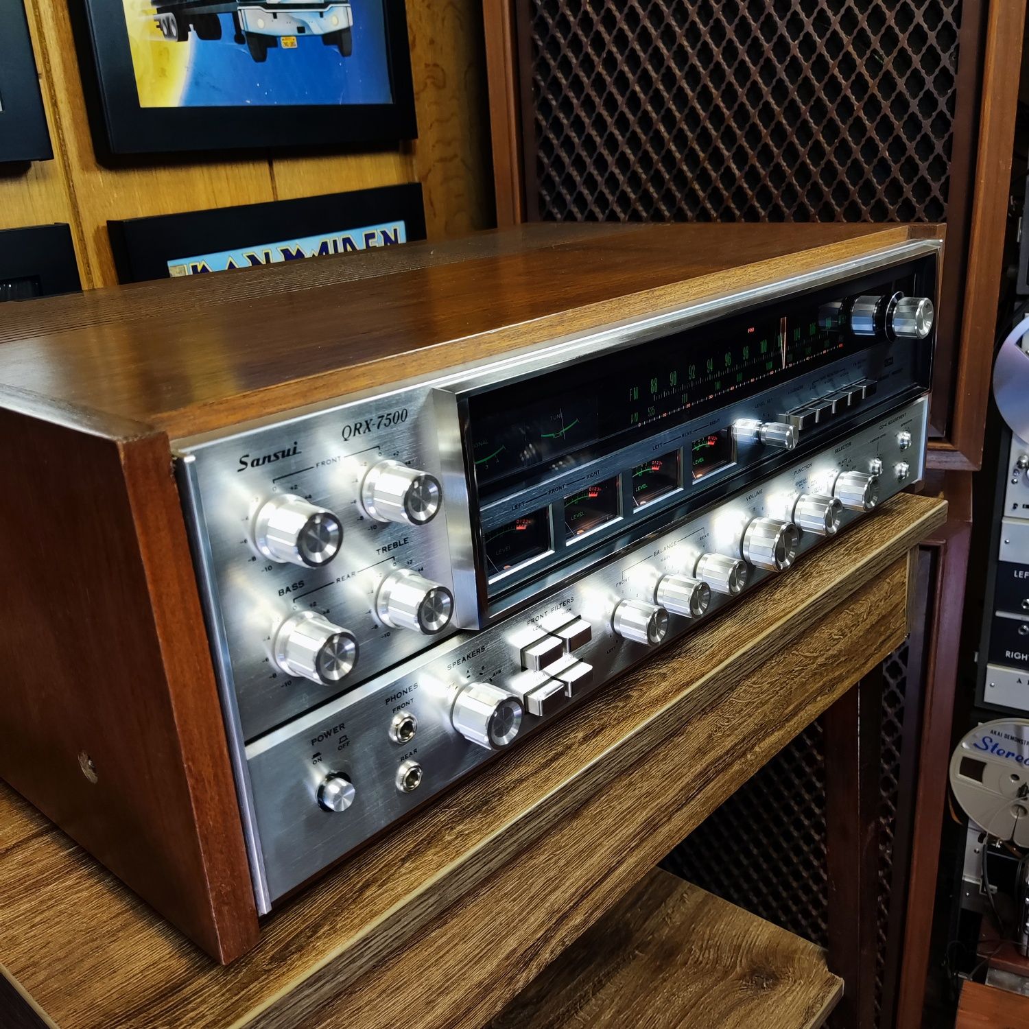 Amplituner Sansui QRX-7500 4-channel QS receiver Vintage
