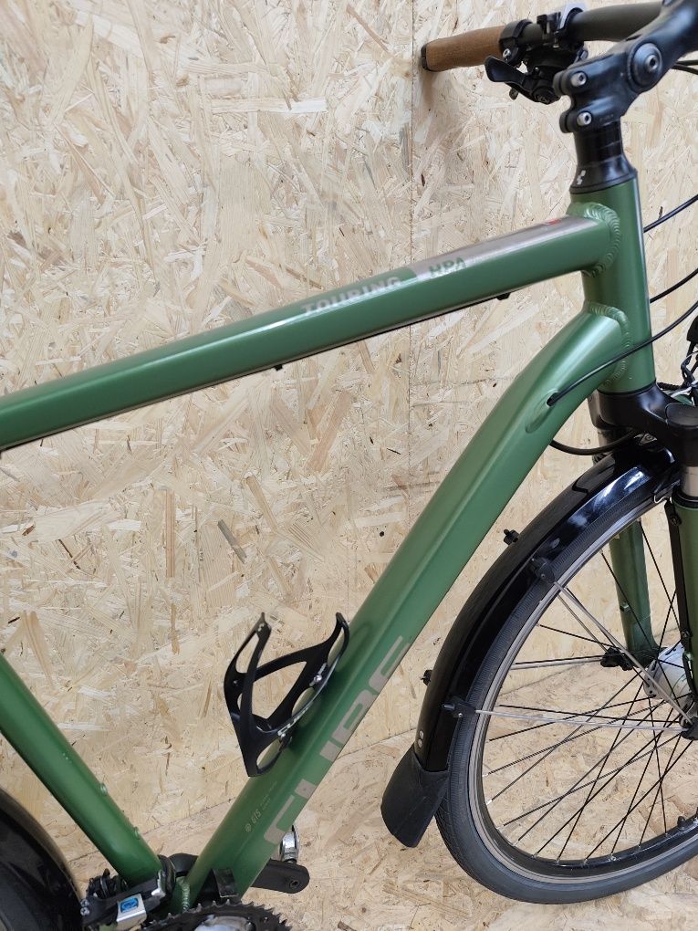 Rower CUBE Touring HPA piękna zieleń dynamo w piaście