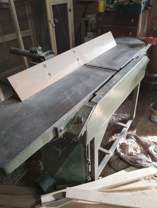 heblarka,wyrównarka 4nożowa, 40cm szerokości, 200cm długości stół