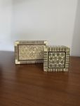 Conjunto 2 caixas jóias