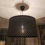 lampa sufitowa Ikea czarna duża