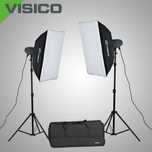 Kit Estúdio Composto por 2 flash a Visico completos + ofertas
