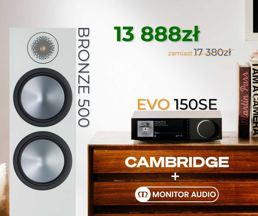 Cambridge Audio EVO150SE + Monitor Audio Bronze 500