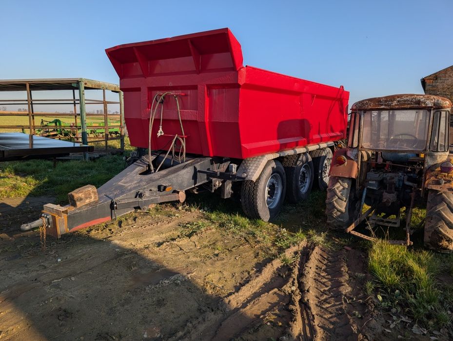 Przyczepa wywrotka tridem tandem