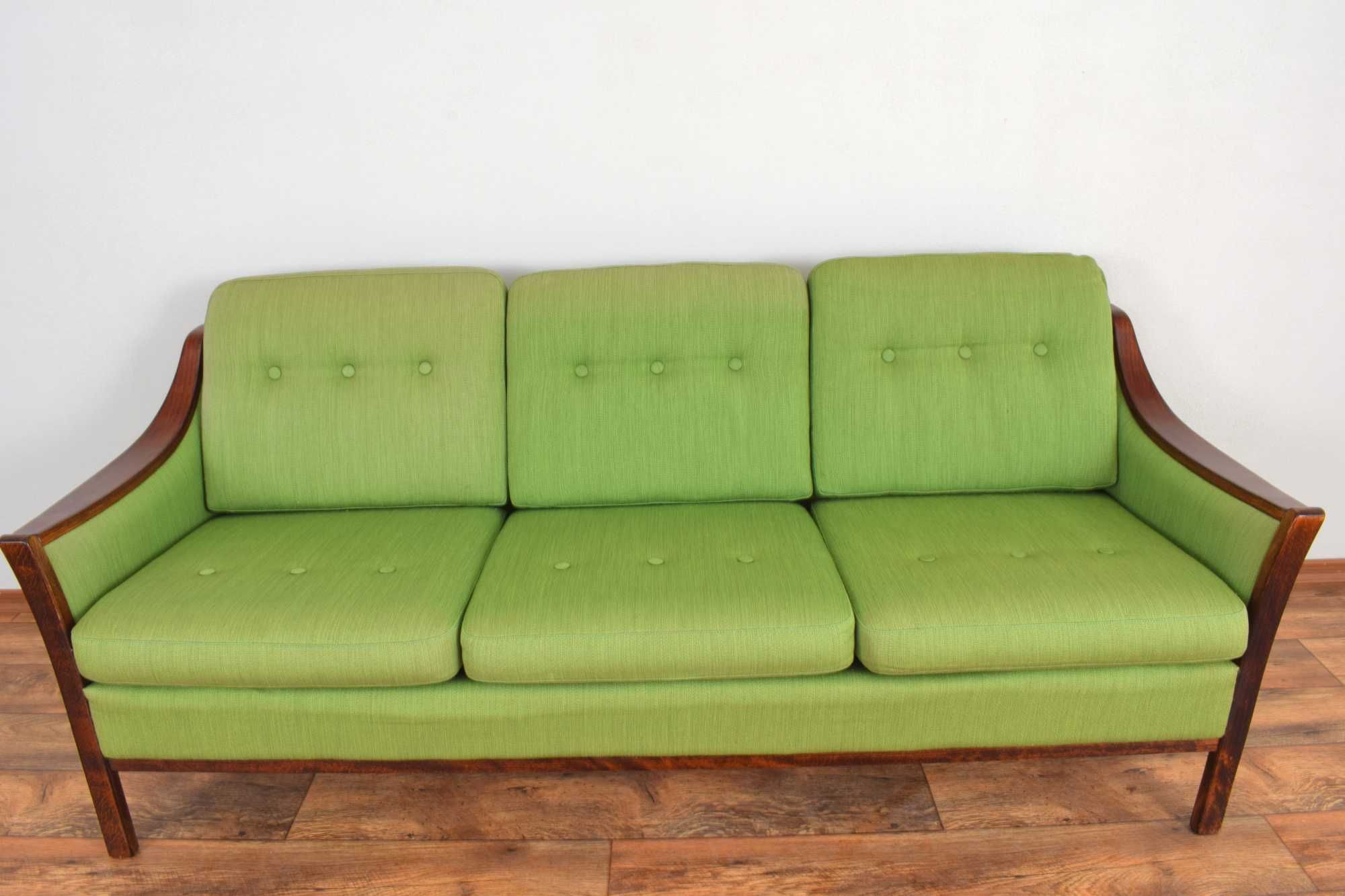 Norweski komplet sofa i fotele z lat 50-tych vintage prl retro