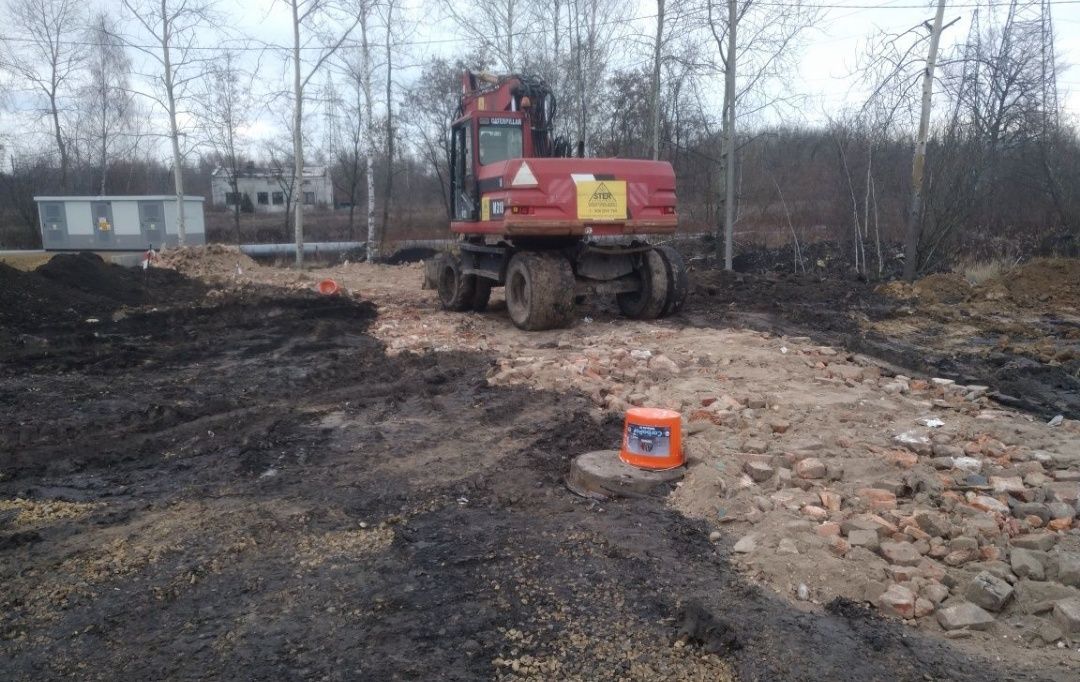 Wynajem, Usługi koparko ładowarka, koparką kołowa obrotowa 18 ton