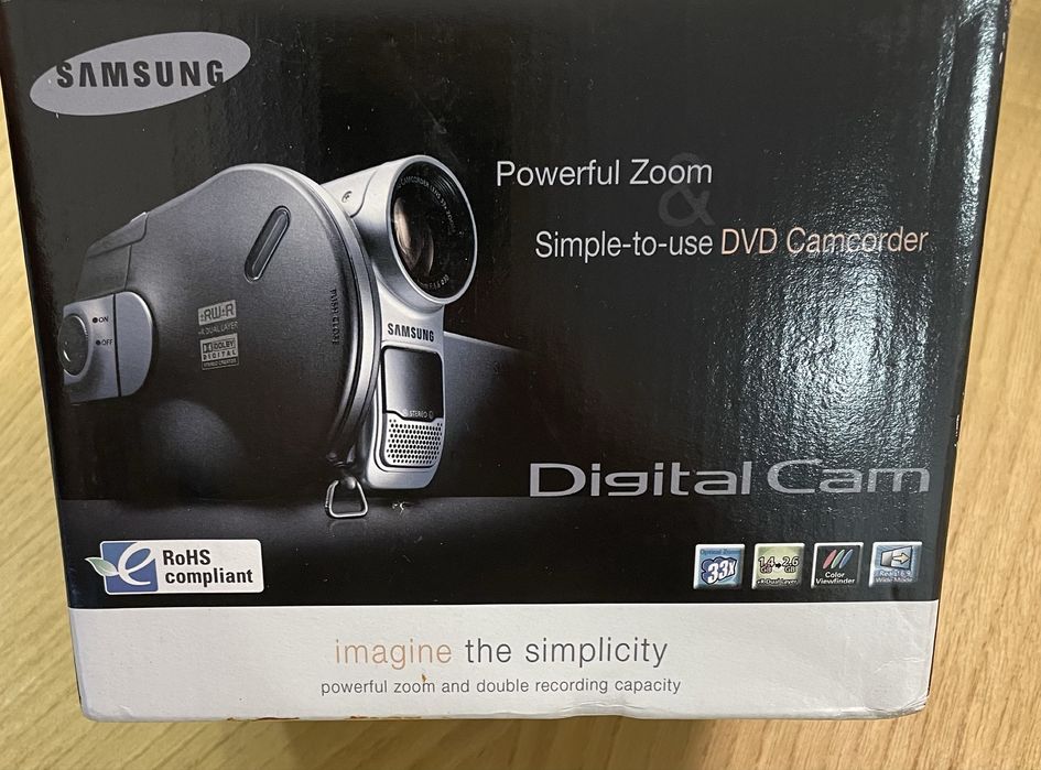 Maquina filmar Samsung