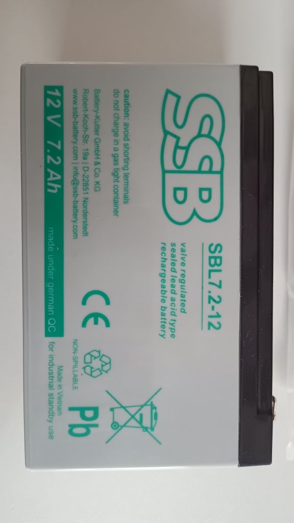 Akumulator SBL 7.2-12