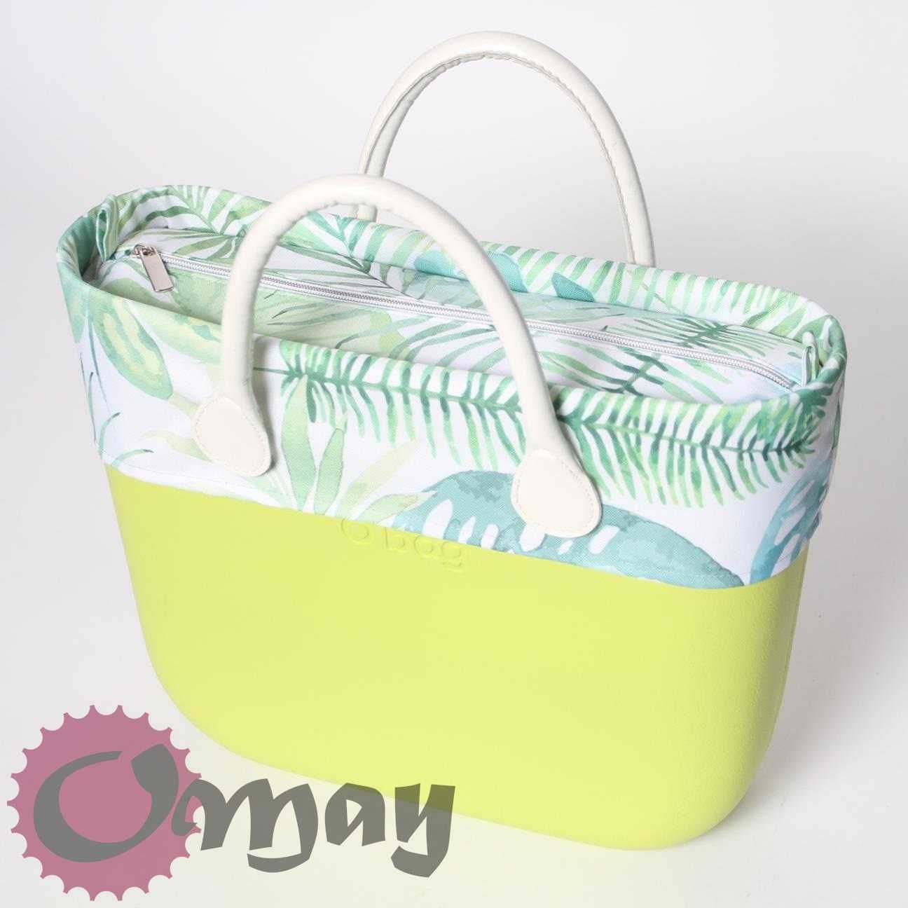 organizer OBAG STANDARD + OPASKA liście monstera OMAY