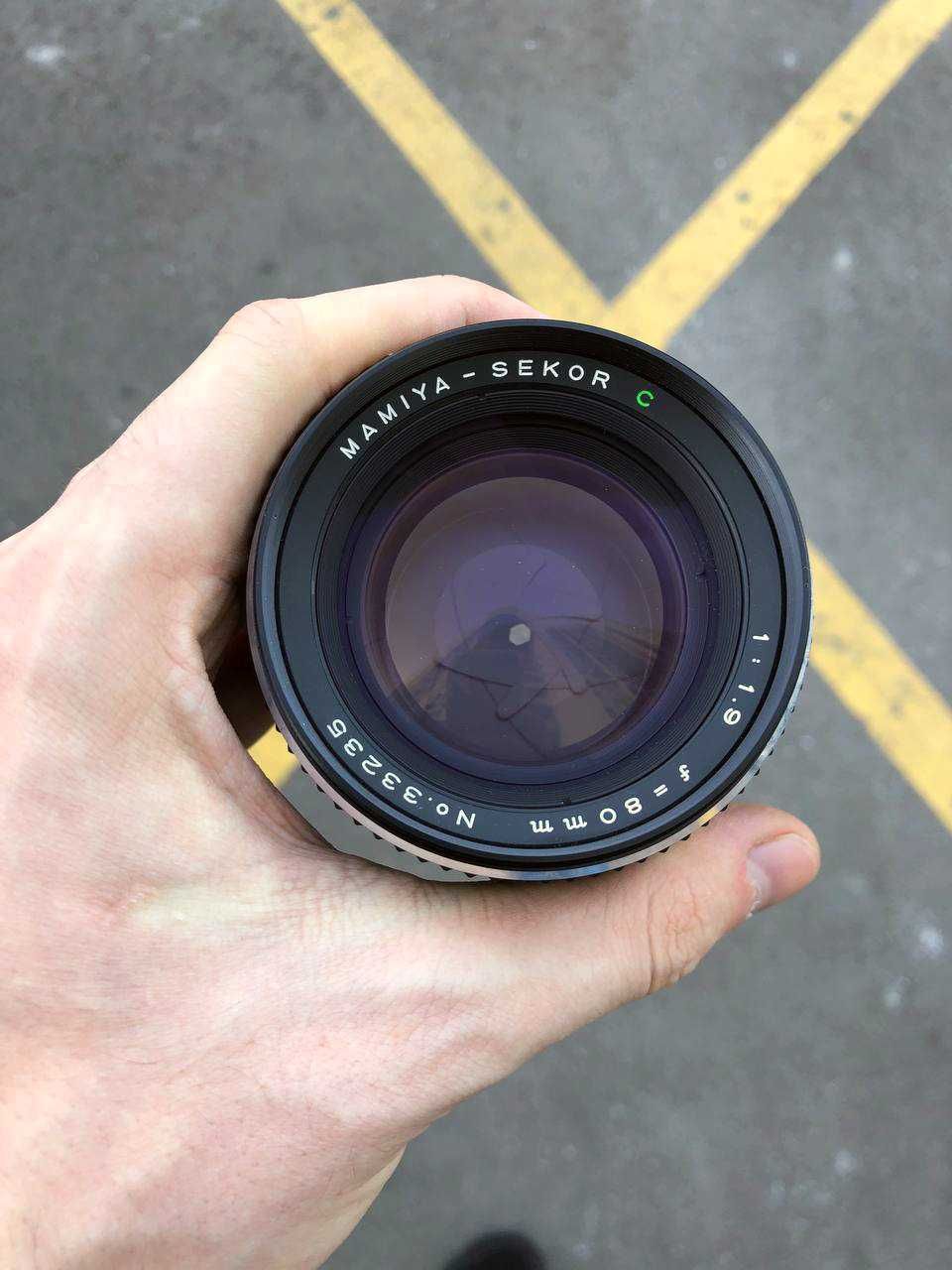 Обєктив Mamiya sekor c 80mm f/1.9