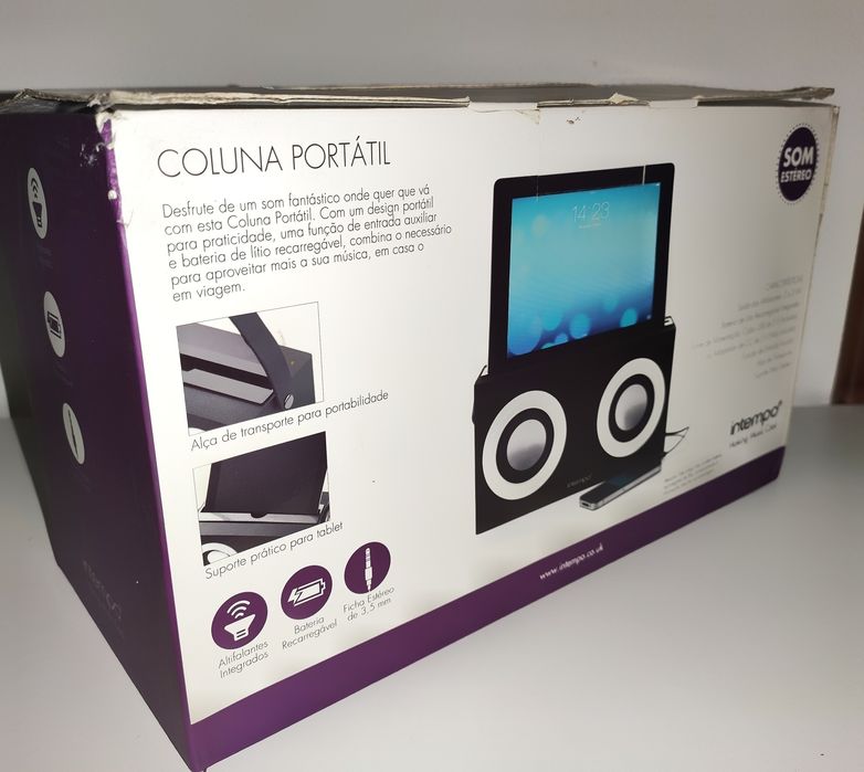 Coluna Portátil Nova