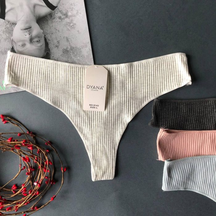 Трусики стринги высокая посадка