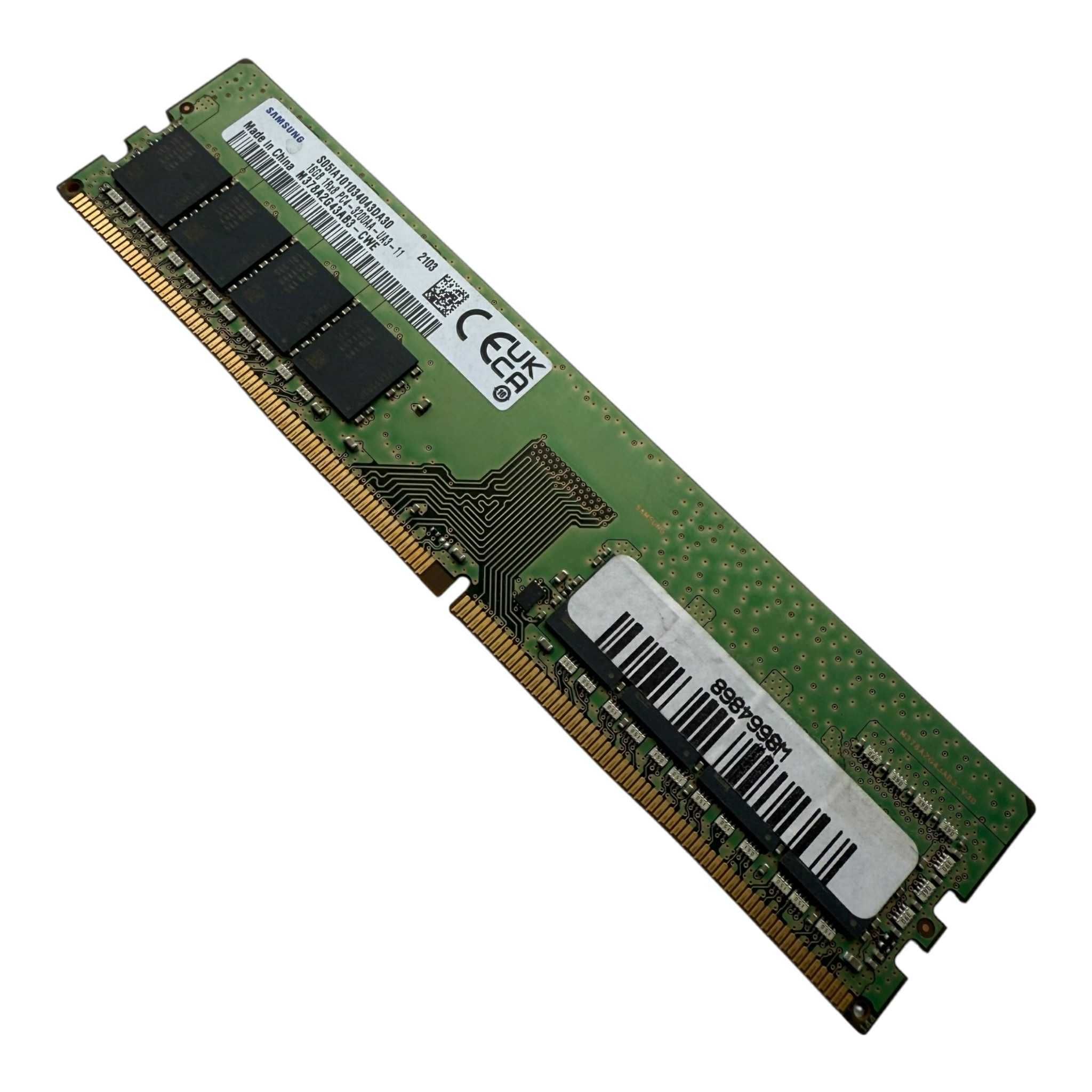 Pamięć RAM Samsung 16GB DDR4 3200MHz, 1Rx8, PC4-3200AA