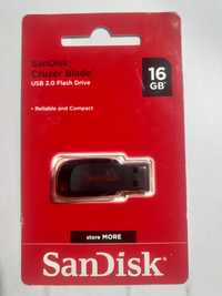 Накопичувач usb 2.0 flash drive, флешка, SanDisk 16Гб CruzerBlade