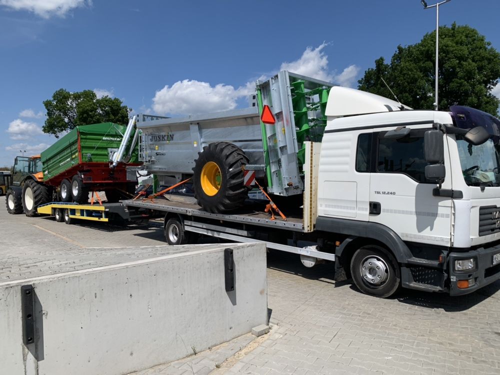 Autolaweta Transport Ciagnikow Bel Maszyn Rolniczych Aut Busów Wózków