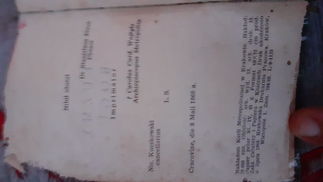 Stary modlitewnik Moja Wiara 1968