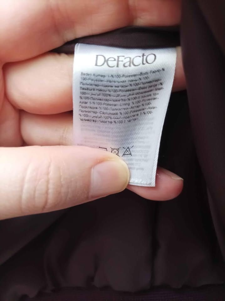 Turecka Kurtka Marki Defakto