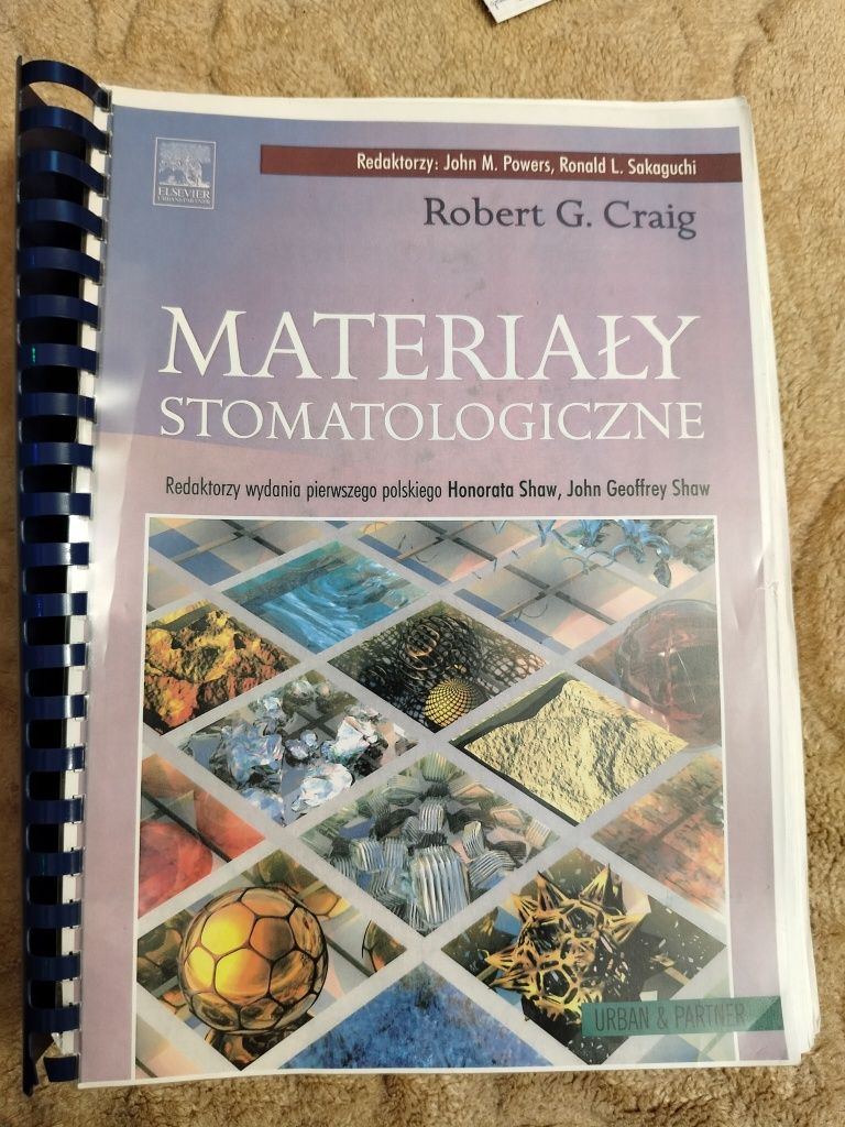Książka materiały stomatologiczne