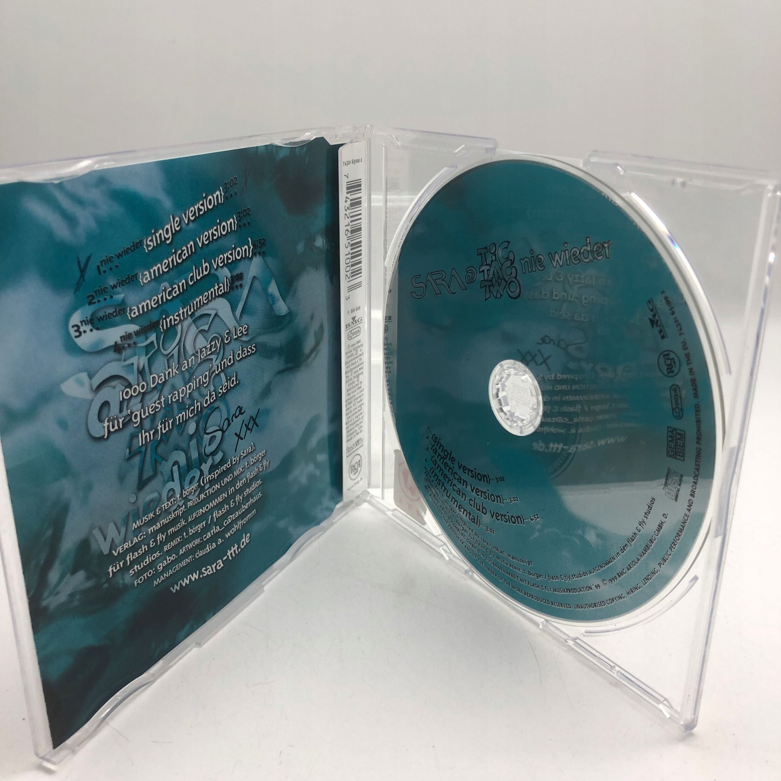 cd - sara tic tac two - nie wieder hip hop