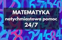 MATEMATYKA kolokwium korepetycje zadania pomoc