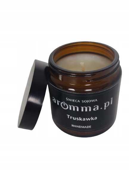 Świeca sojowa TRUSKAWKA Aromma 120 ml SPRAWDŹ! EKO