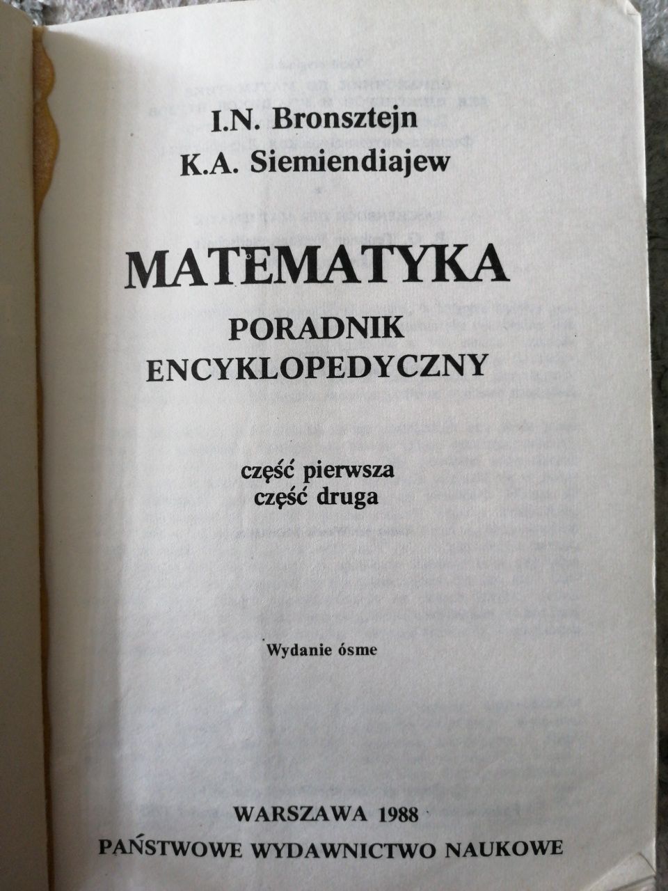 Matematyka poradnik encyklopedyczny