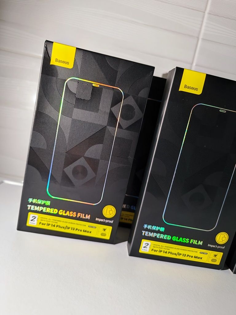 Apple iPhone 13 Pro Max / iPhone 14 Plus Baseus. 2 скла із сіточкою