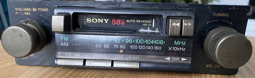 Radio Sony XR-24 unikat gałkowe analagowe