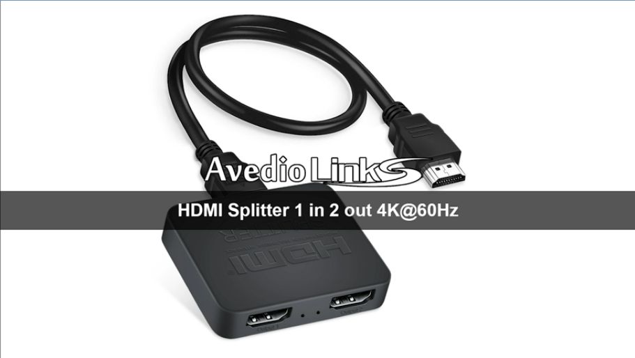 Avedio links rozdzielacz HDMI 1x2 4K