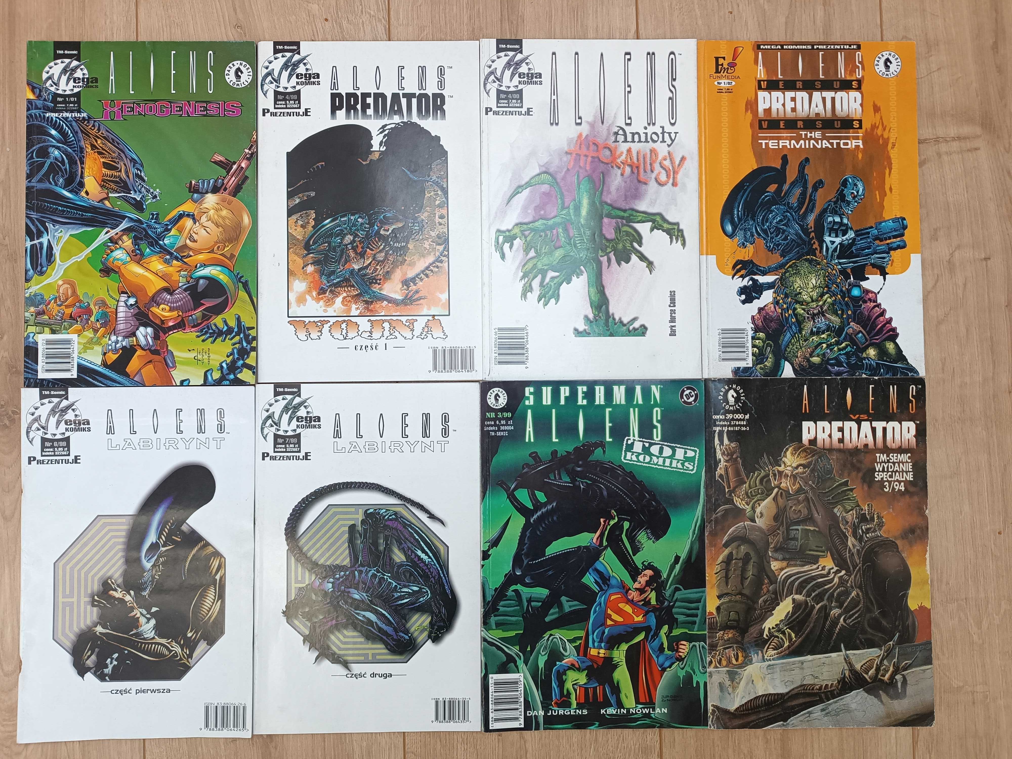 Kolekcja komiksów Alien - 8 zeszytów