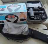 Masażer pistolet, gun, shiatsu, kark, plecy, końcówki, grudzień