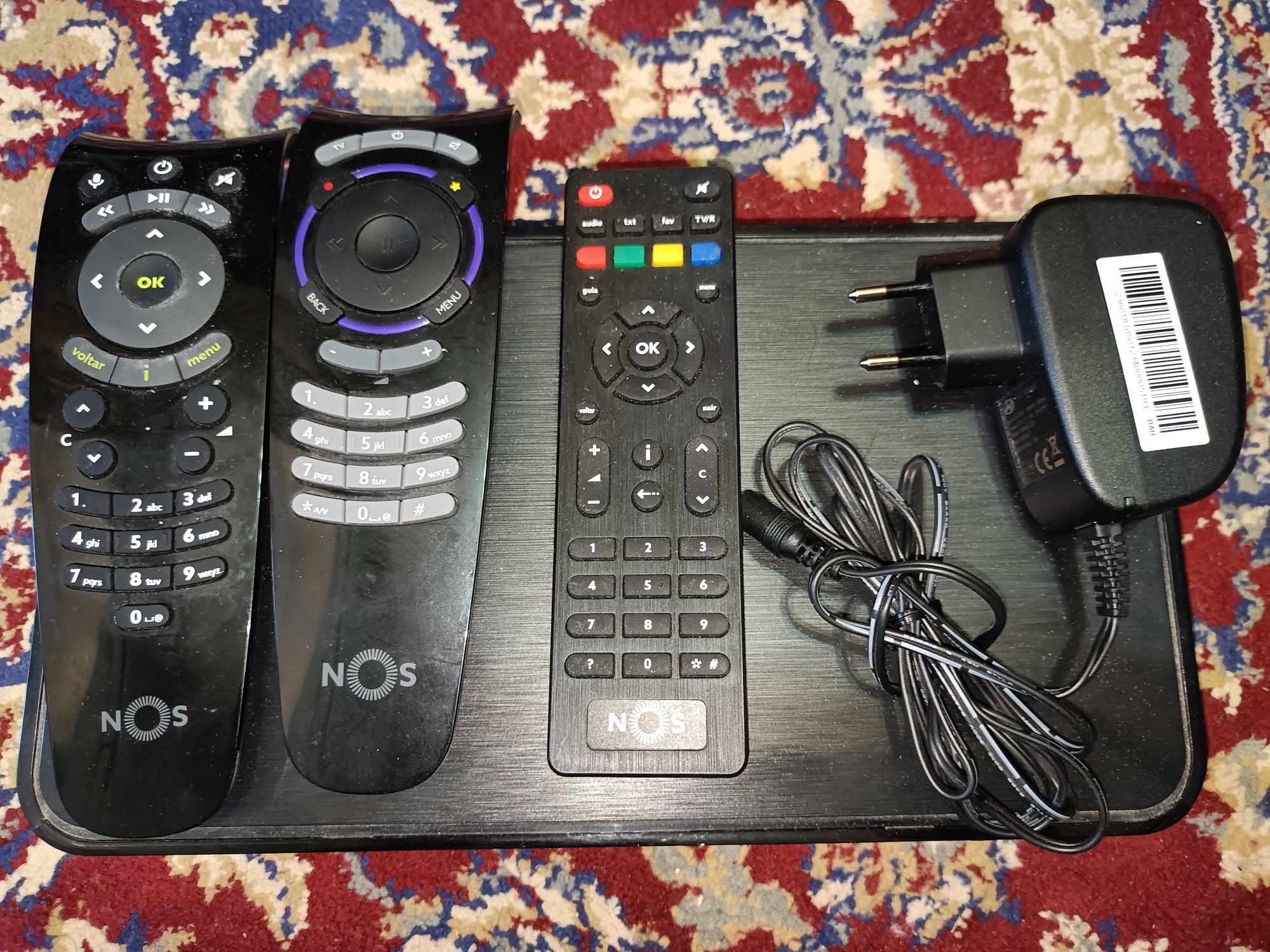 Comandos e box do NOS