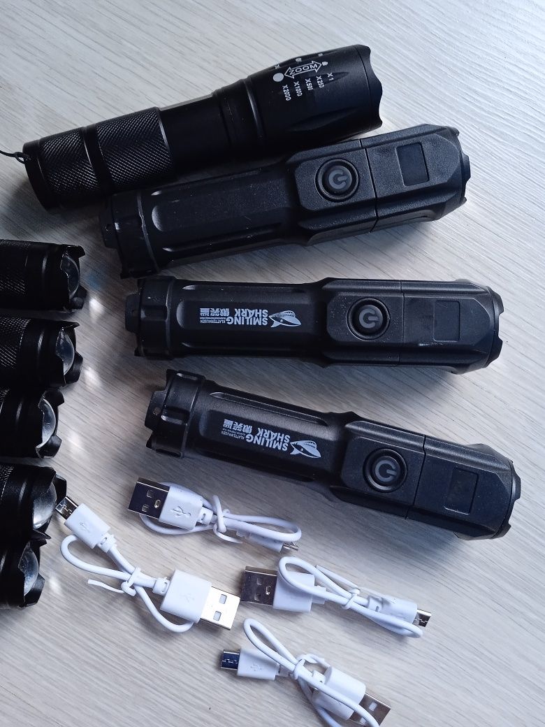 Фонарик ліхтарик LED usb карманный