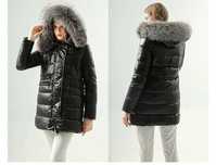 Moncler Aphrotiti пуховики натур мех чернобурки XS,S,M
