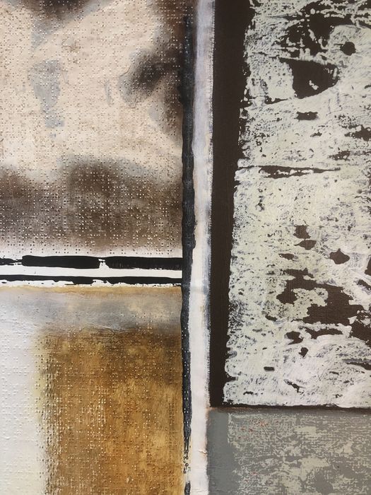 Tecnica mista sobre tela assinado